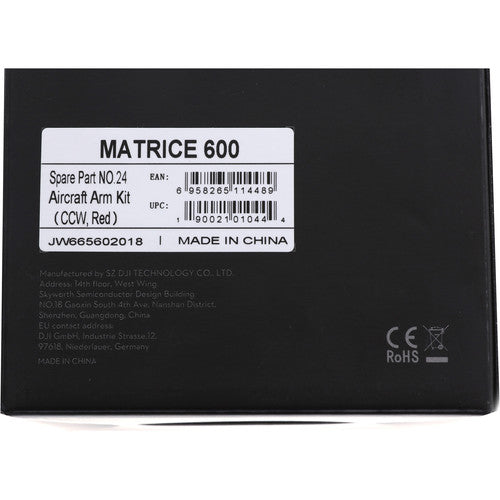 MATRICE 600-PART24-Aircraft Arm Kit CCW, Red