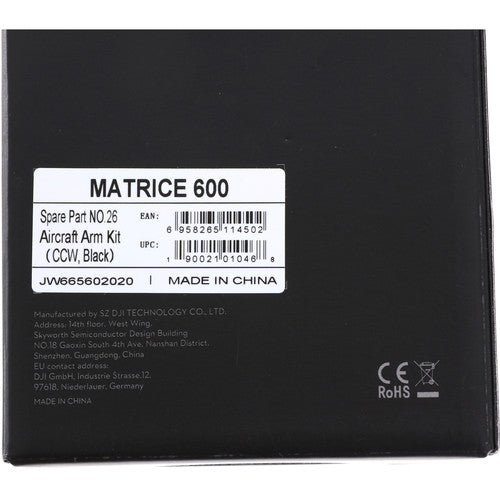 MATRICE 600-PART26-Aircraft Arm Kit CCW, Black