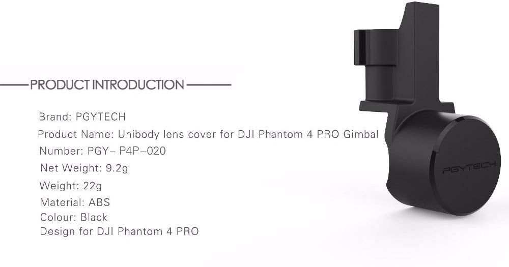 PGYTECH Filter Lens Cover for P4 Pro