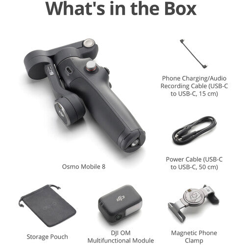 スマホアクセサリー DJI Osmo Mobile 8 DJI Osmo Mobile 8 – Intelligent 3-Axis Phone Gimbal Stabilizer
