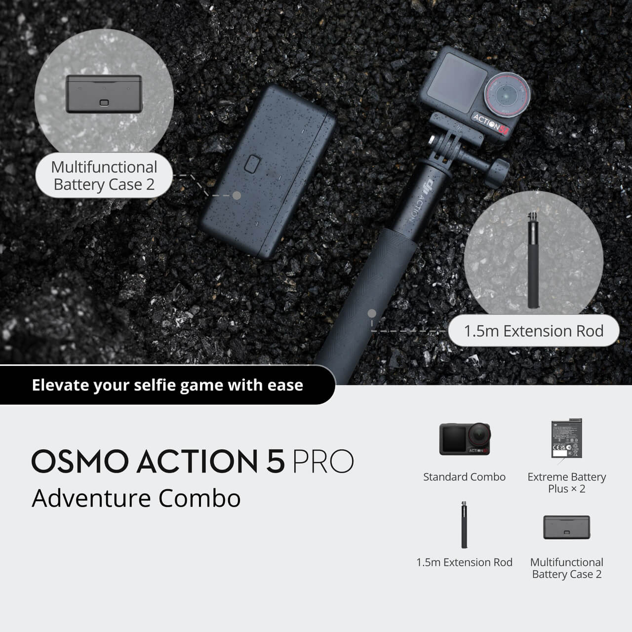 Osmo Action 5 Pro adventure combo