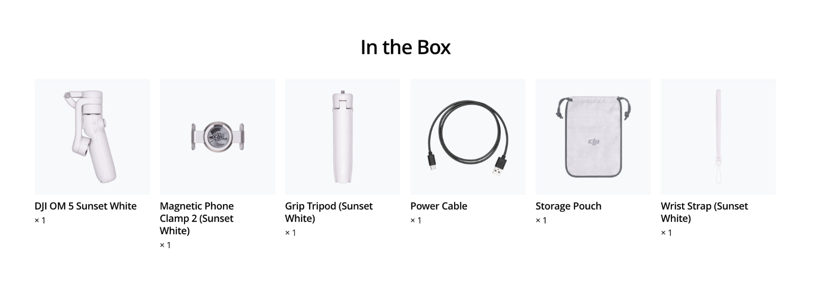 DJI OM 5 White (Refurbished)