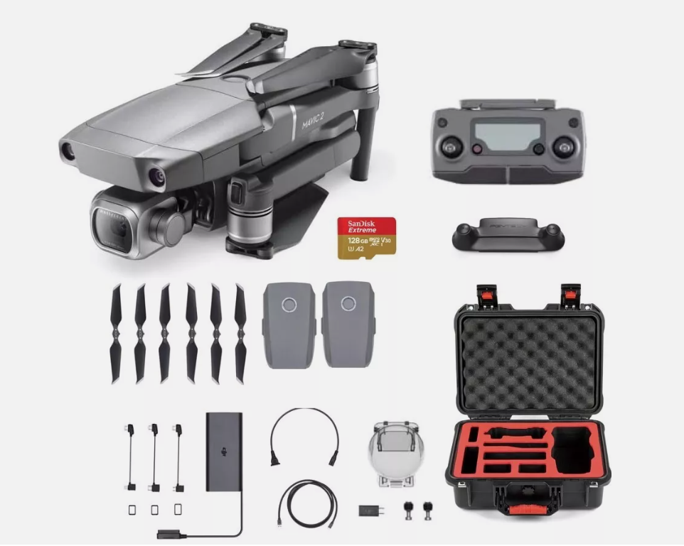 DJI Mavic 2 Pro Drone Fly More Combo (Certified Refurbished) – Camrise DJI Mavic 2 Pro Drone Fly More Combo (Certified Refurbished) – Camrise