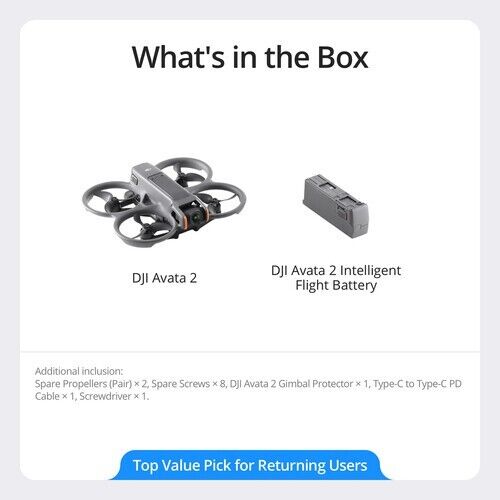 DJI Avata 2 (Drone Only) (Refurbished)