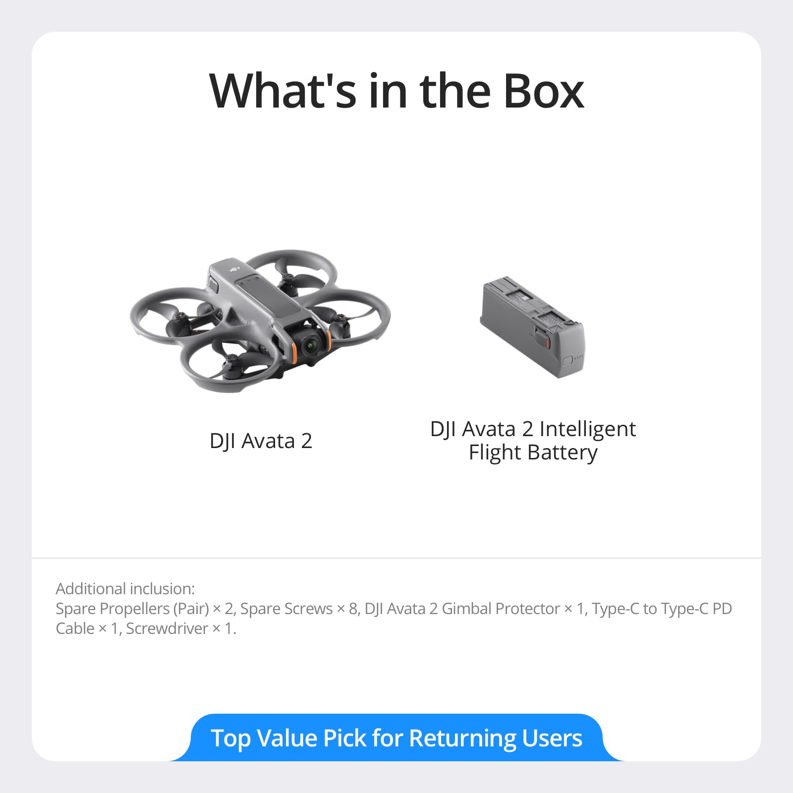 DJI Avata 2 (Drone Only) (Refurbished)