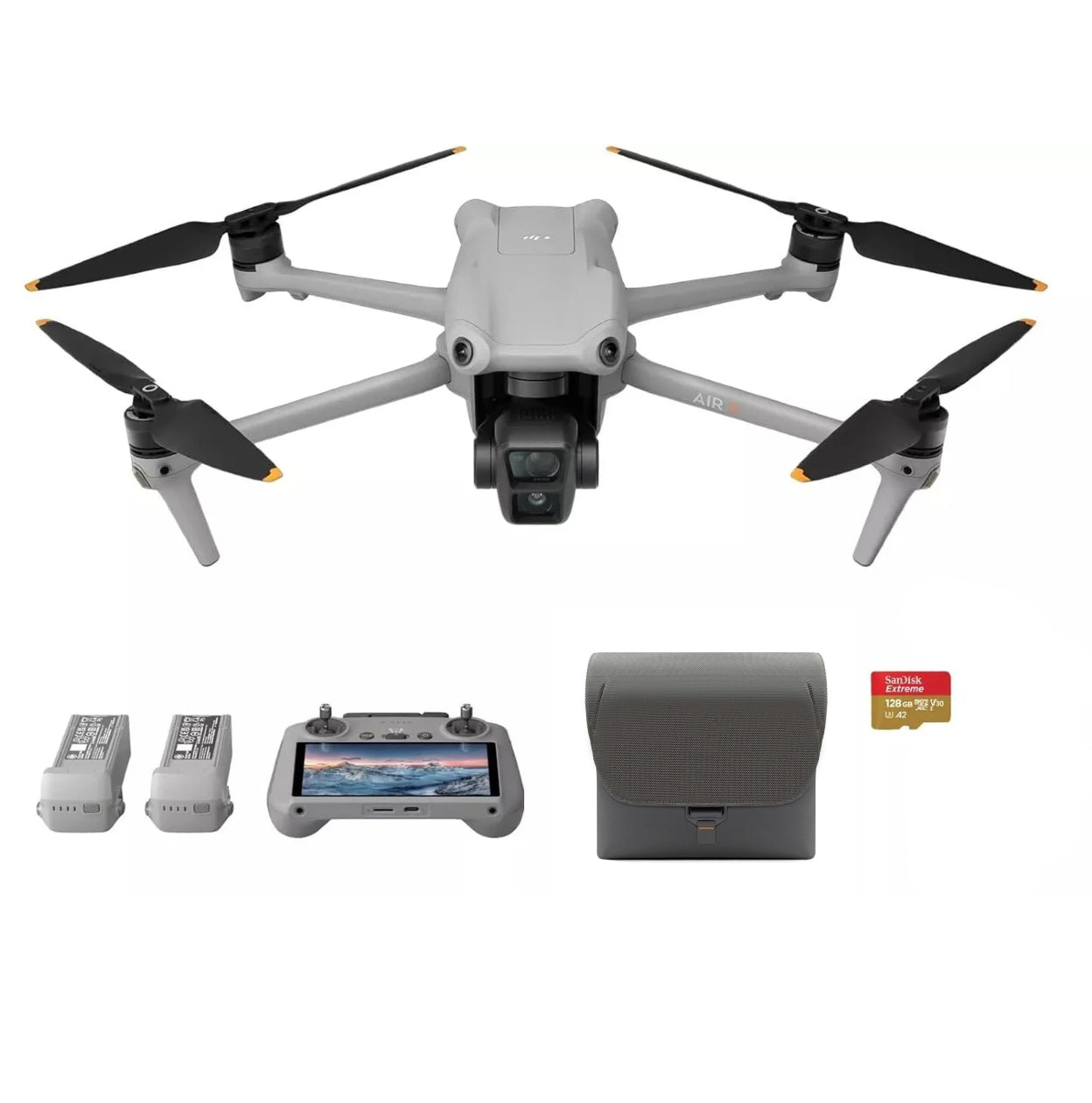 DJI Air 3 Drone Fly More Pro Bundle (Certified Refurbished)
