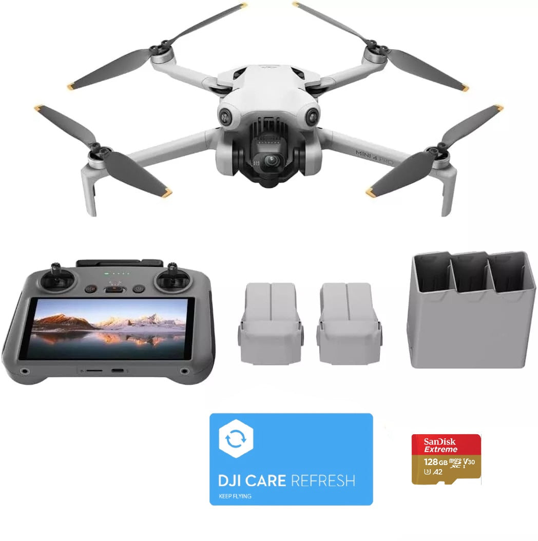 DJI Mini 4 Pro Fly More Combo Plus (DJI RC 2) (Camrise Special Bundle)