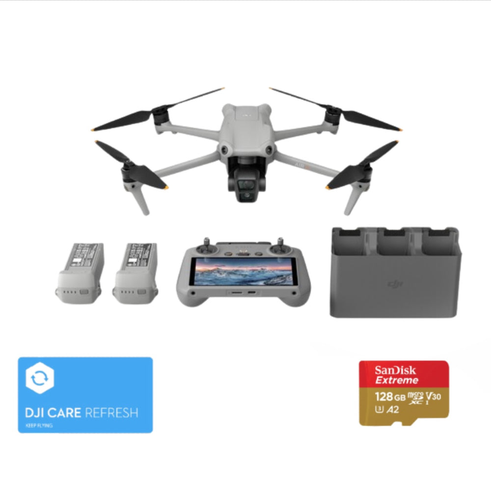 DJI Air 3S Fly More Combo with DJI RC 2 (Camrise Special Bundle)