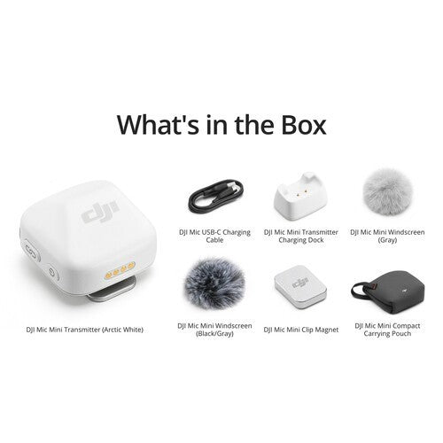 DJI Mic Mini Transmitter (Arctic White) – Camrise