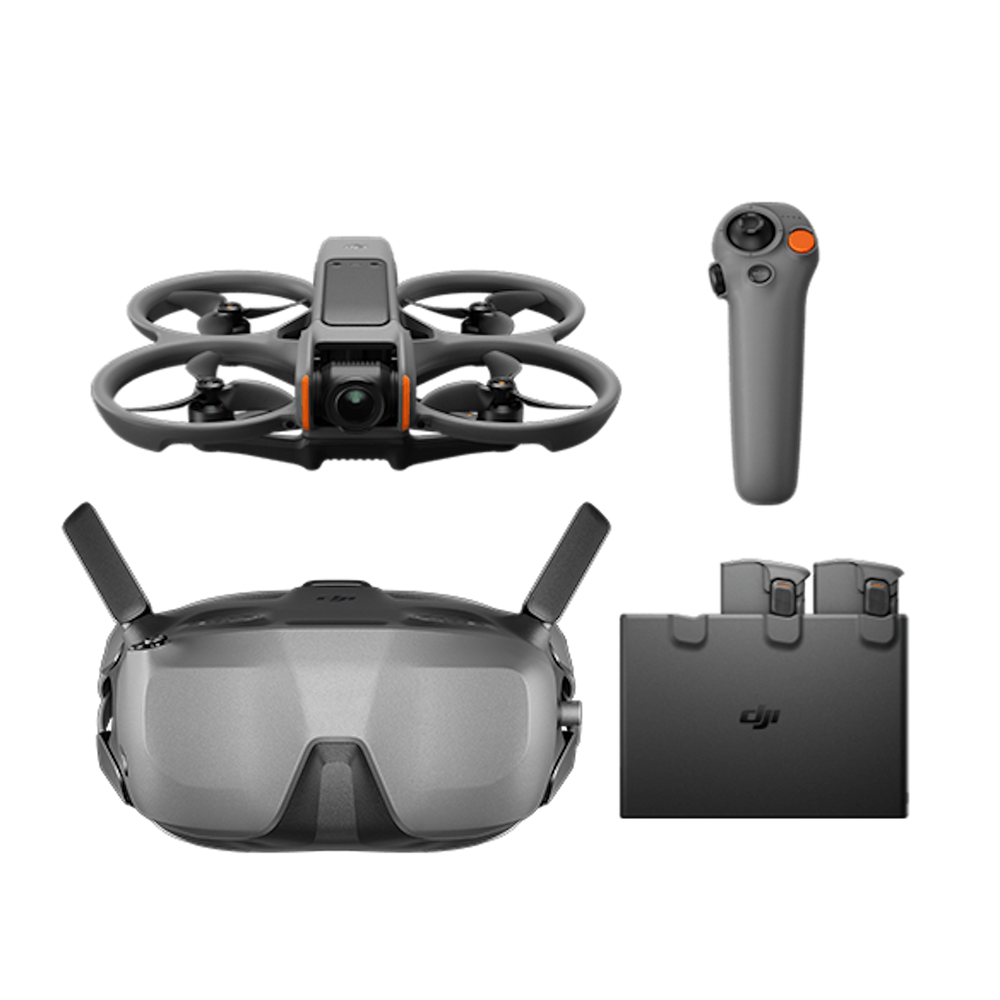 DJI Avata 2 Fly Smart Combo（Three Batteries)(Including 1-Year DJI NYC Care Plan)