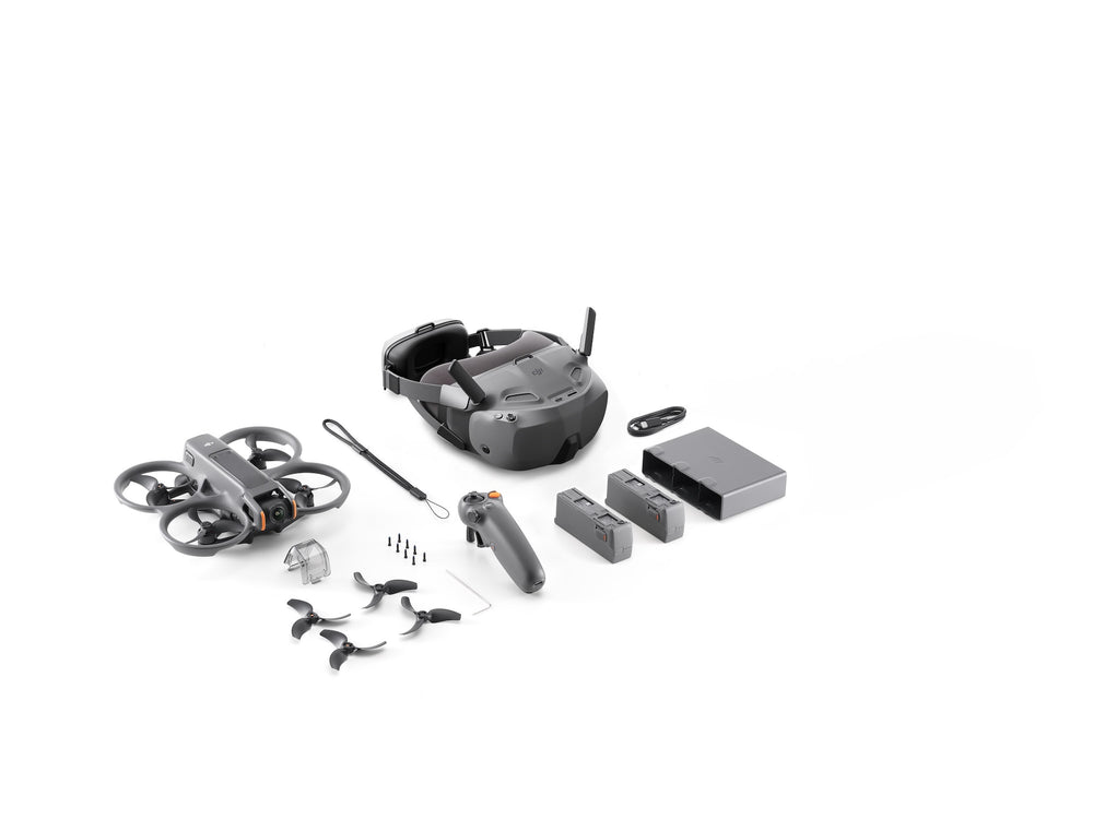 DJI Avata 2 Fly Smart Combo（Three Batteries)(Including 1-Year DJI NYC Care Plan)