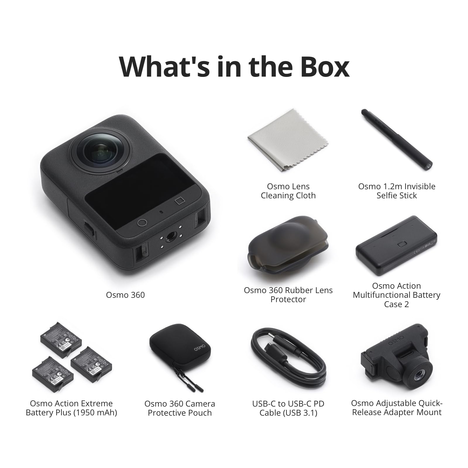 DJI Osmo 360 Adventure Combo (Refurbished)