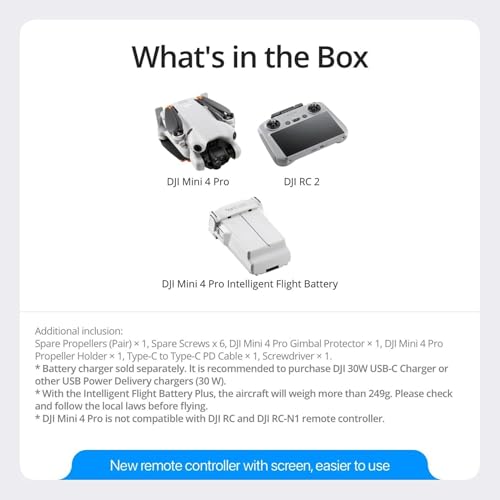 DJI Mini 4 Pro (DJI RC 2) (Refurbished)