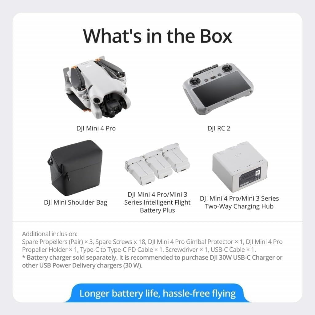 DJI Mini 4 Pro Fly More Combo Plus (DJI RC 2) (Refurbished)