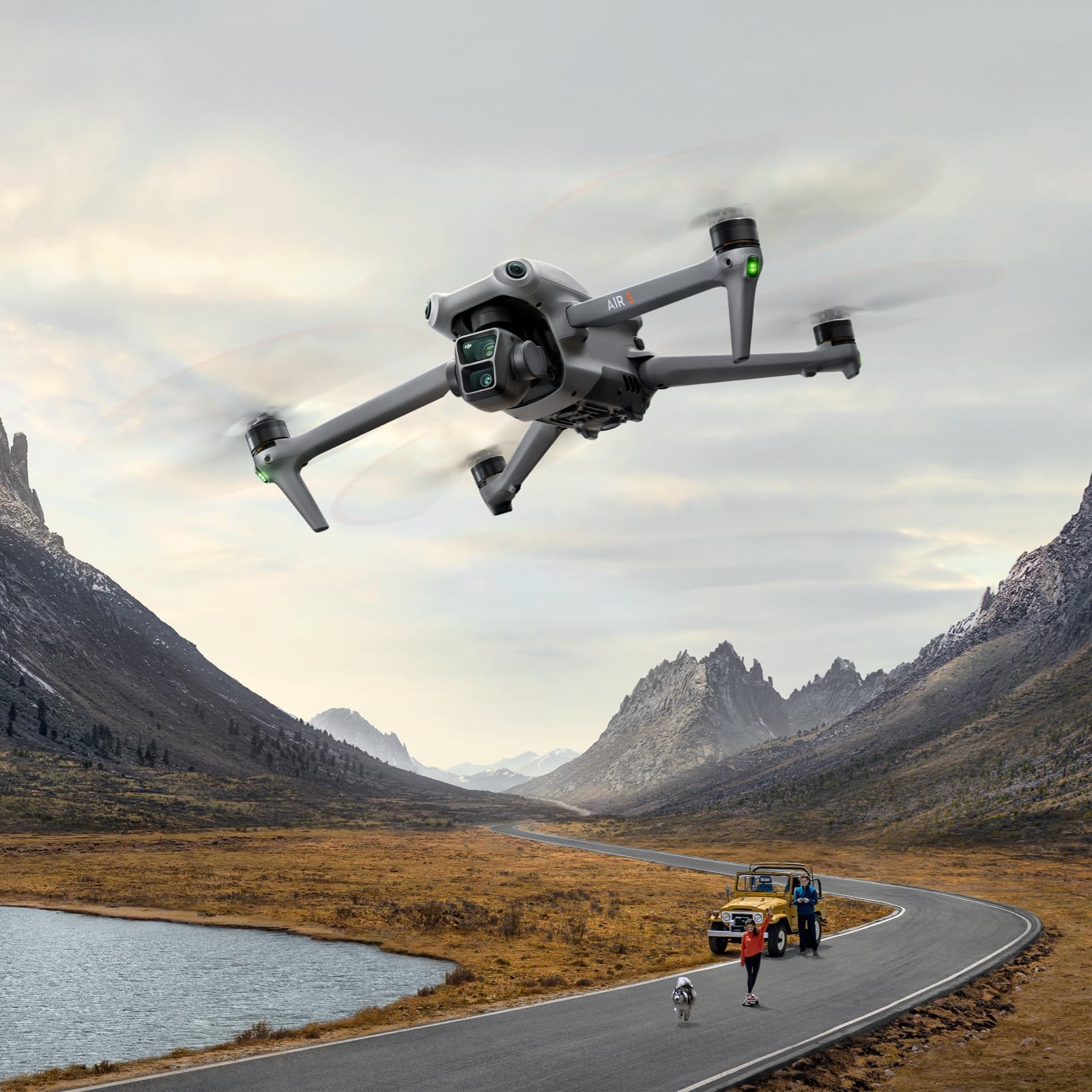DJI Air 3 Fly More Combo (DJI RC-N2) (Refurbished)