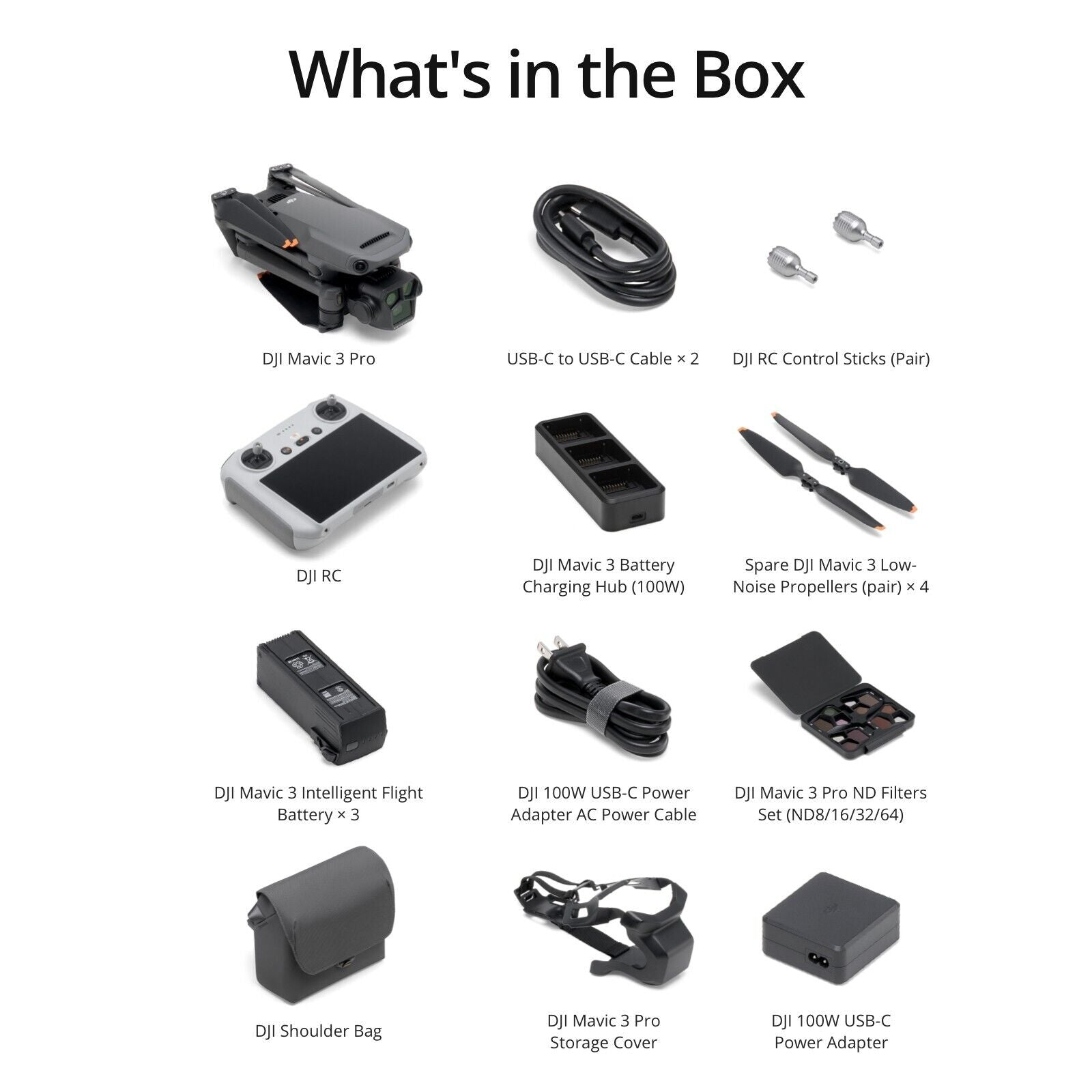 DJI Mavic 3 Pro Fly More Combo (DJI RC) (Refurbished)
