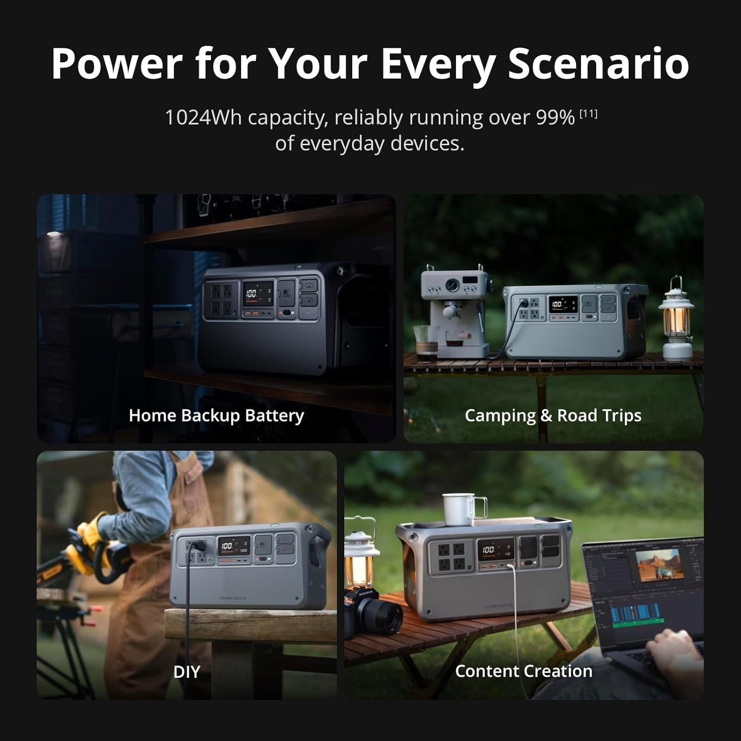 DJI Power 1000 Portable Power Station (Refurbished)