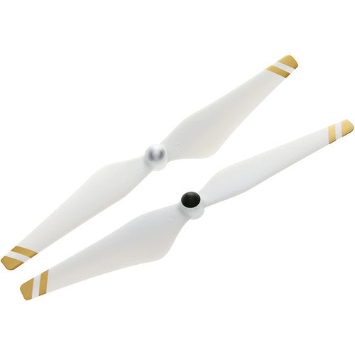 9450 Self-tightening Rotor (composite hub, white with gold stripes)