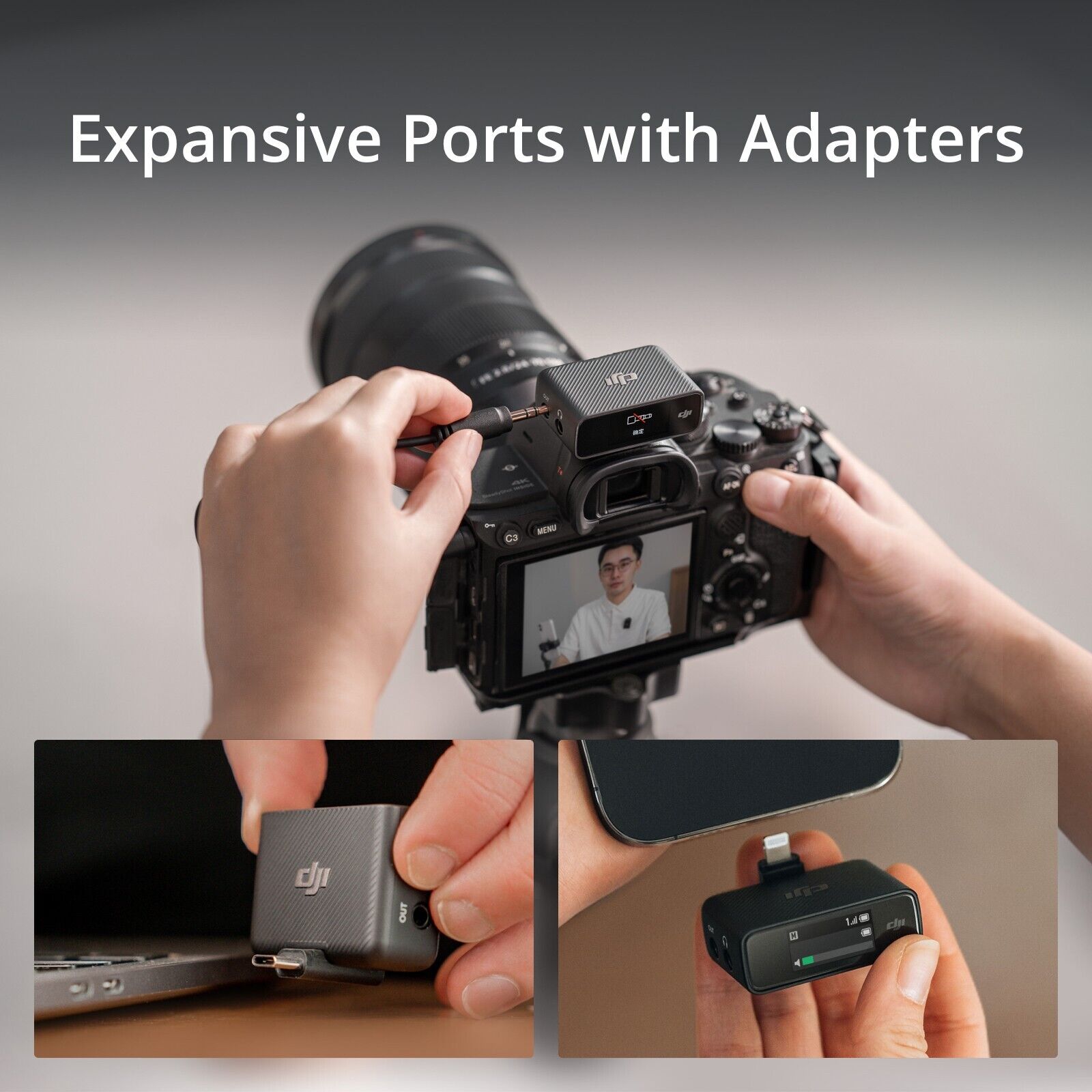 ビデオカメラ DJI MIC 1TX 1RX DJI Mic Mini (1 TX + 1 RX) New-In-Box at Roberts Camera