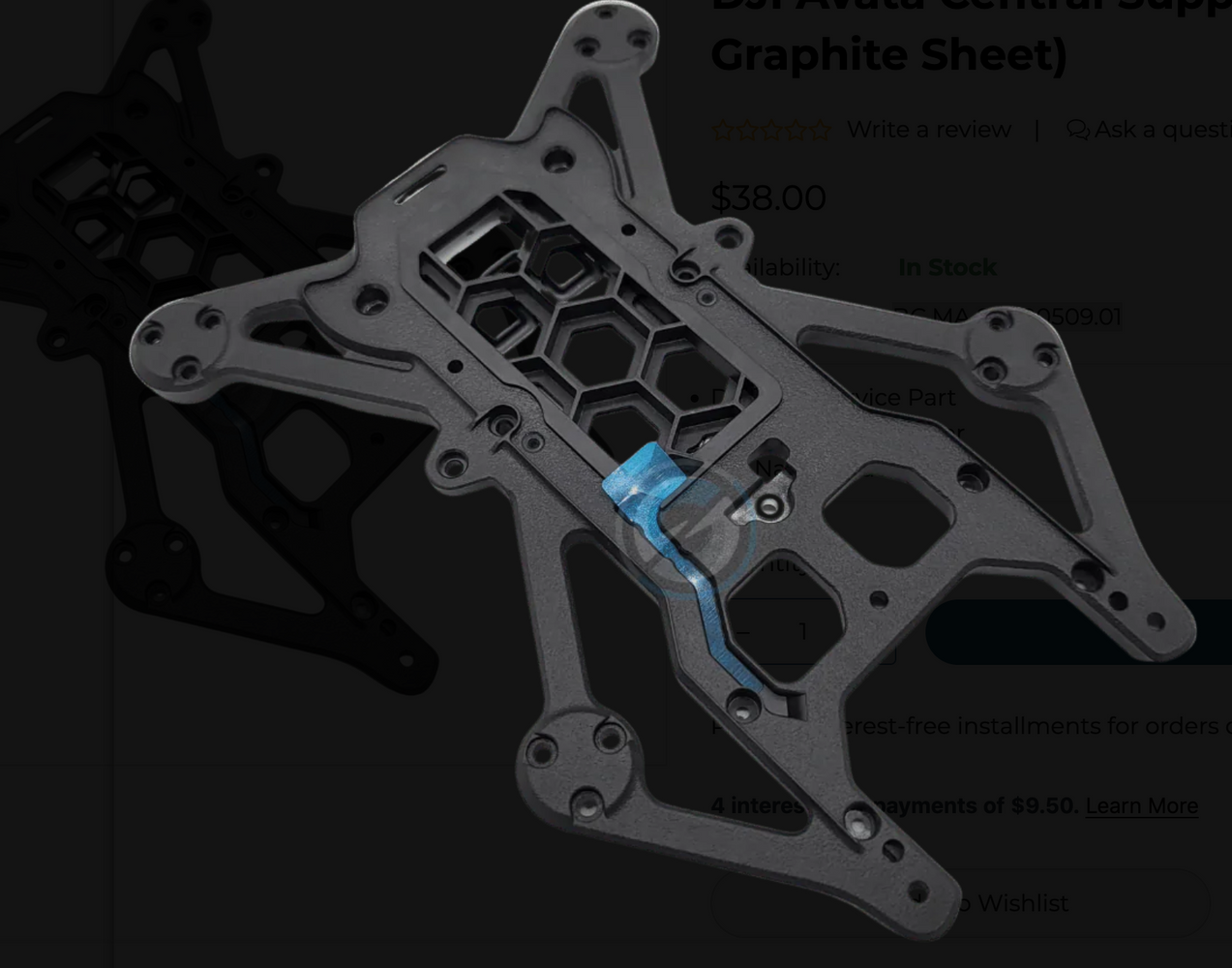 DJI Avata Central Supporting Plate (With Graphite Sheet)