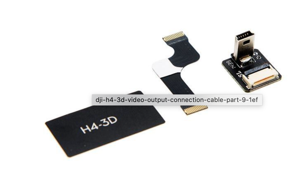 DJI Zenmuse H4-3d Spare Part No. 9 Camera Connection Cable