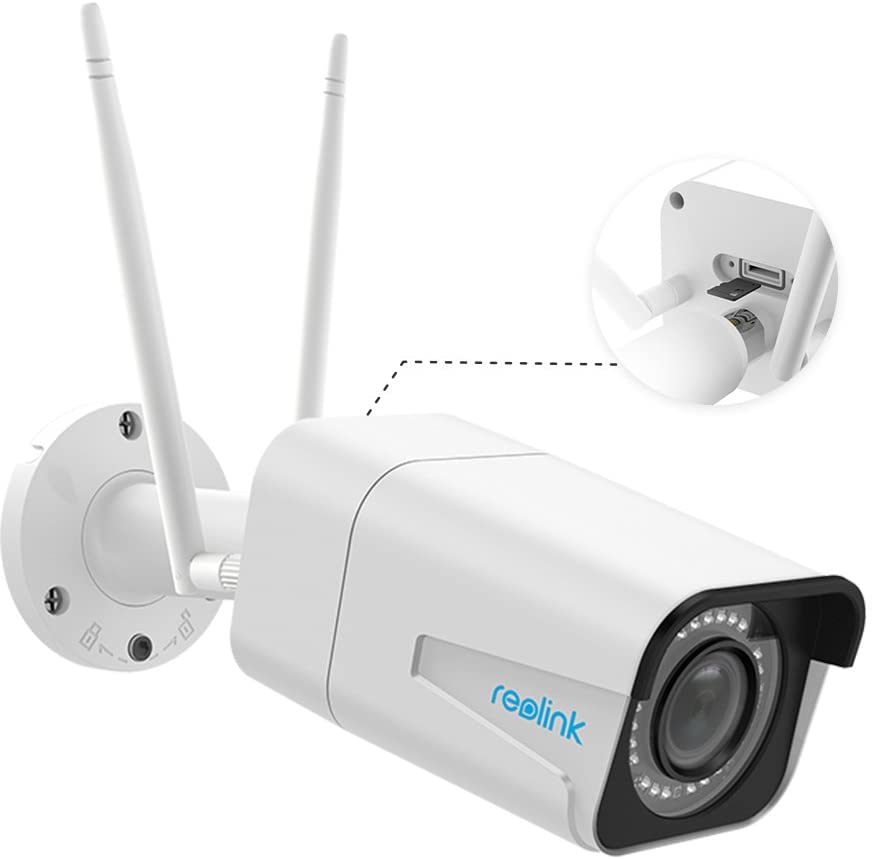 RLC 511W - 5MP WiFi bullet camera, support 4X zoom