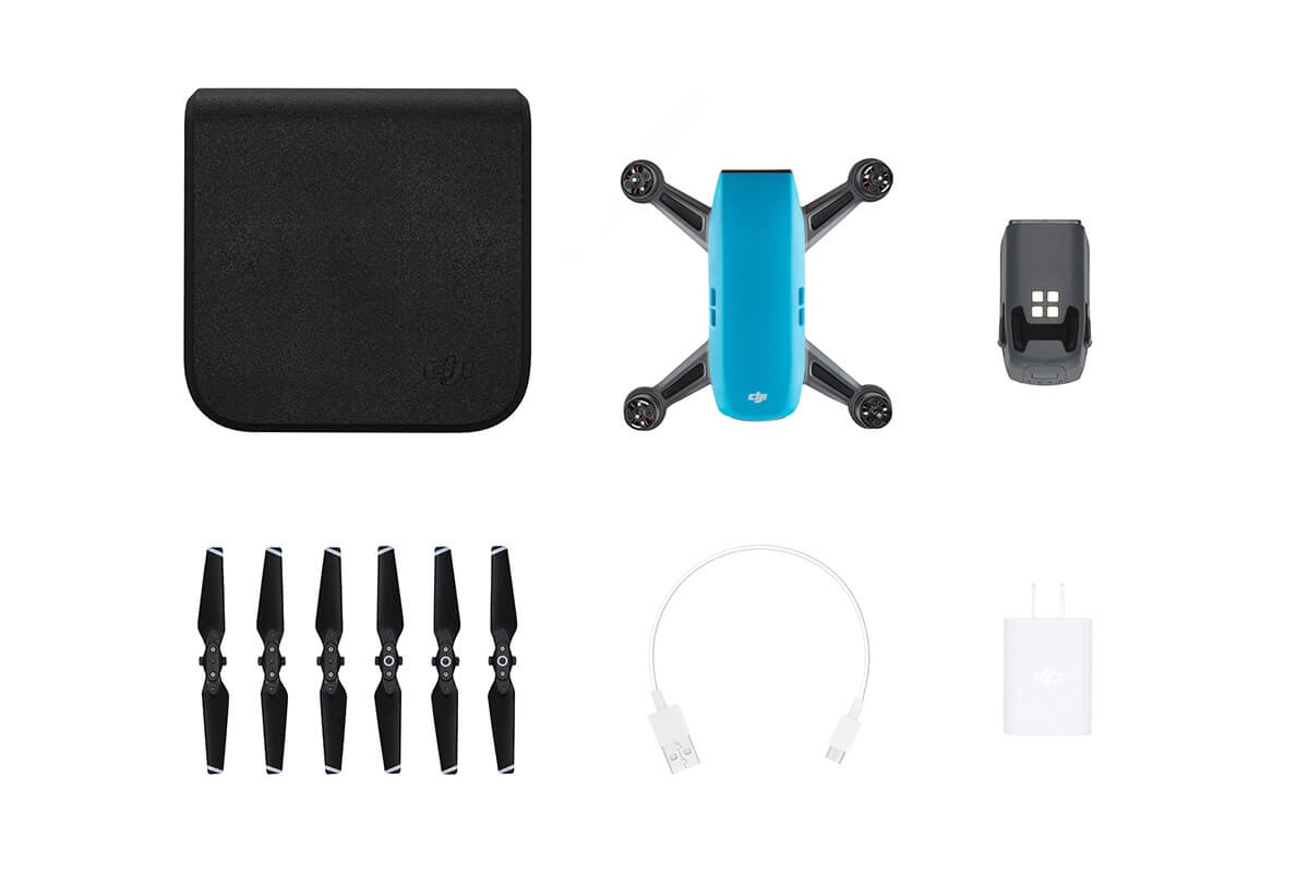 Dji spark store drone sky blue