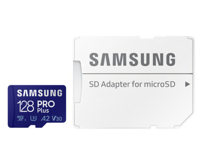 Samsung PRO Plus 128GB MicroSDXC Memory Card with SD Adapter