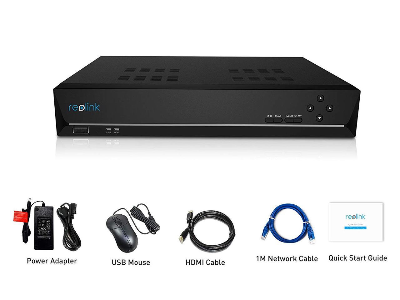 RLN8-410-2T, 8-Channel PoE NVR for 24/7 Reliable Recording