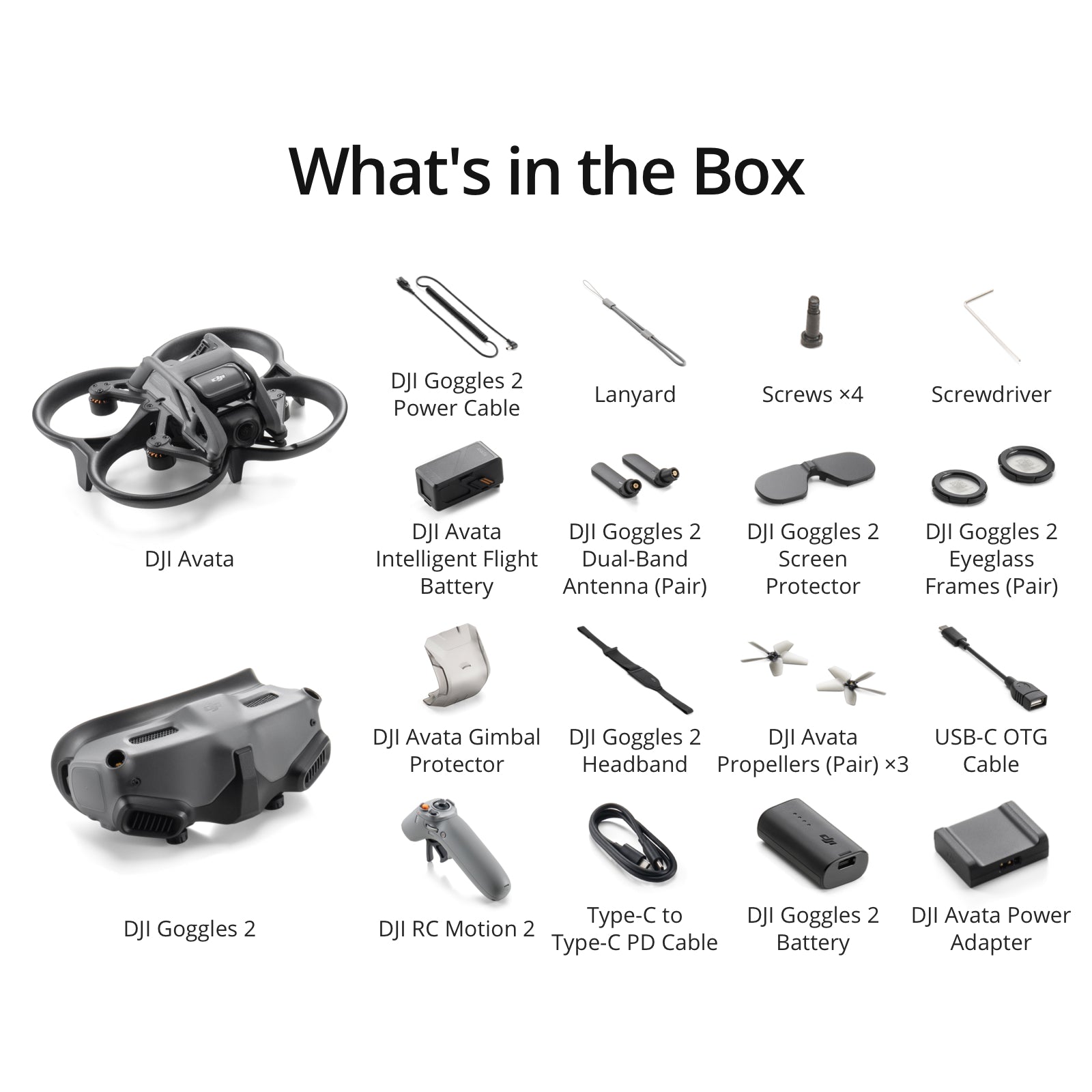 dji avata pro-view combo mit goggles 2 DJI Avata Pro-View Combo (DJI RC Motion 2) – Camrise