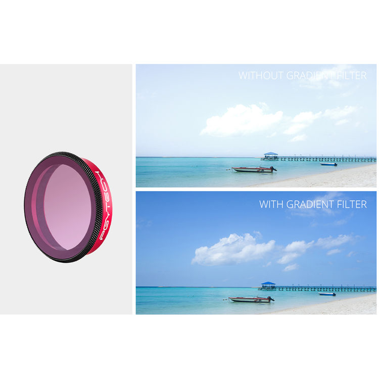 PGYTECH Osmo Action ND-PL Filter Gradient Set  ND8-GR, ND16-4, ND32-8 (Professional)